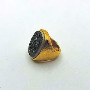 - Marcia Moran gold / black ring